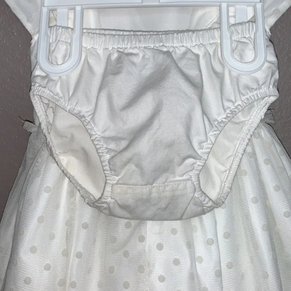 Carter’s Baby girl 12 month ivory dress 2pc